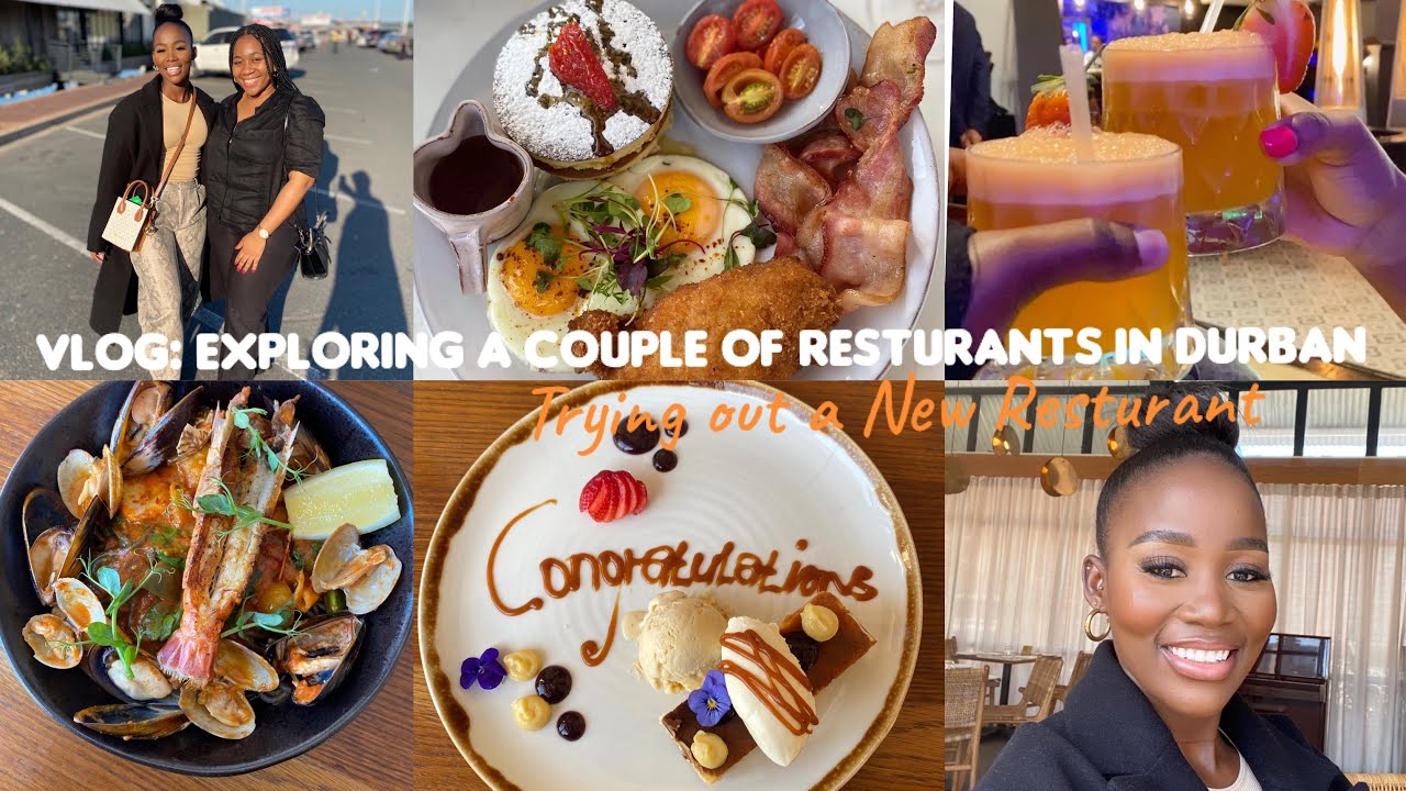 Vlog: Exploring Resturants in Durban| Lunch, Dinner & Breakfast| Trying out a New Resturant