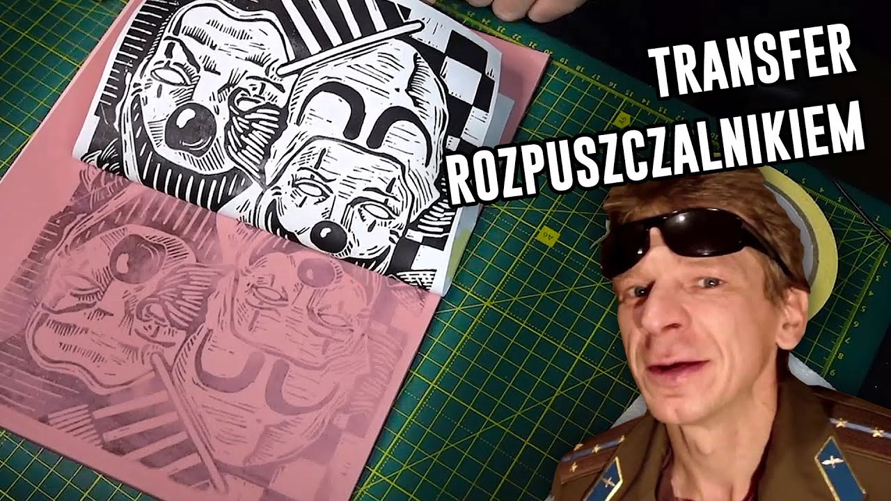 Transfer rysunku na linoleum i Speedball Speedy Carve | Lichy Vlog #2