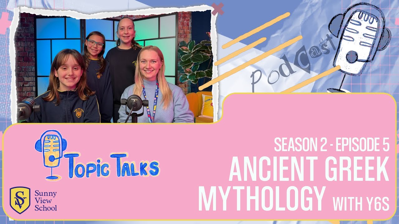 Sunny view Topic Talks Podcast - Ancient Greek Mythology