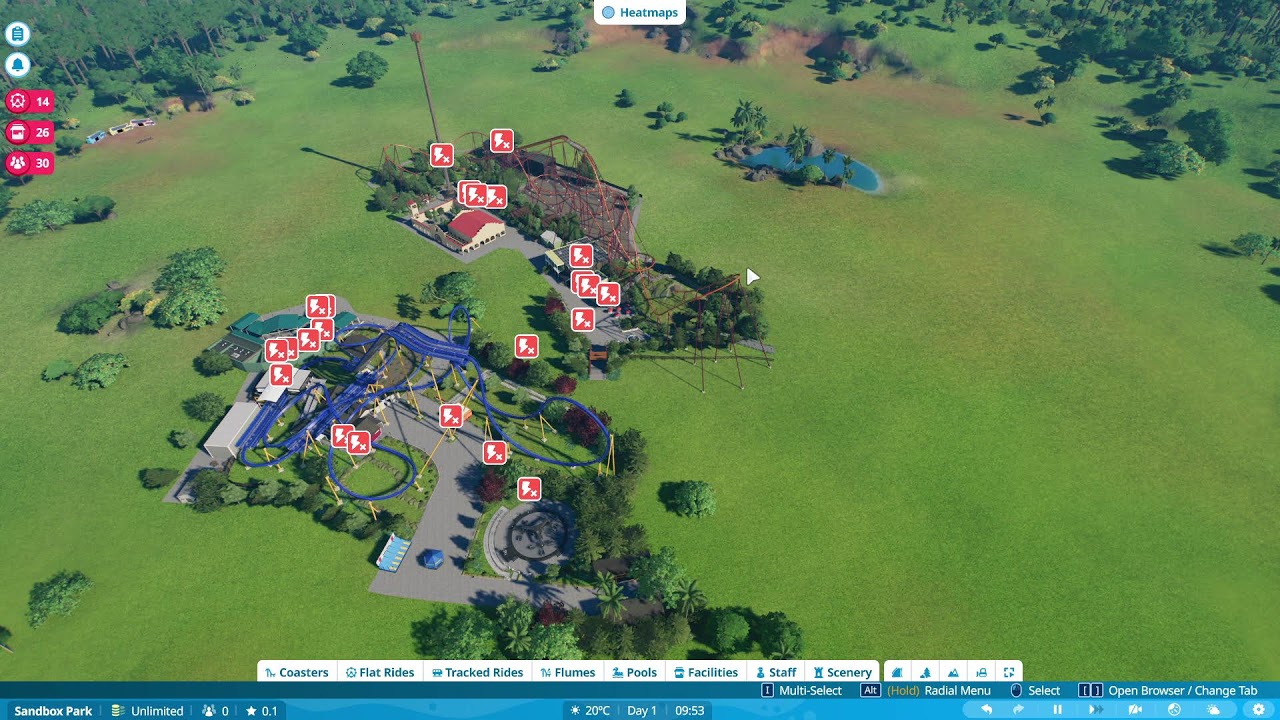 Planet Coaster 2 - Tropical park, showcase your coasters!