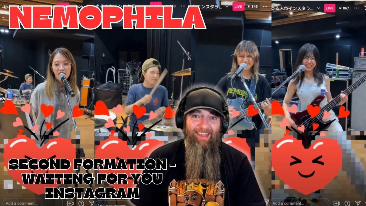 NEMOPHILA second formation - Waiting For You Instagram Live MUSIC VIDEO REACTION!