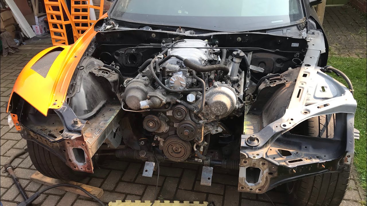 RX8 3uz-fe Lexus V8 engine swap episode 8 - japspeed S15 radiator fittment.