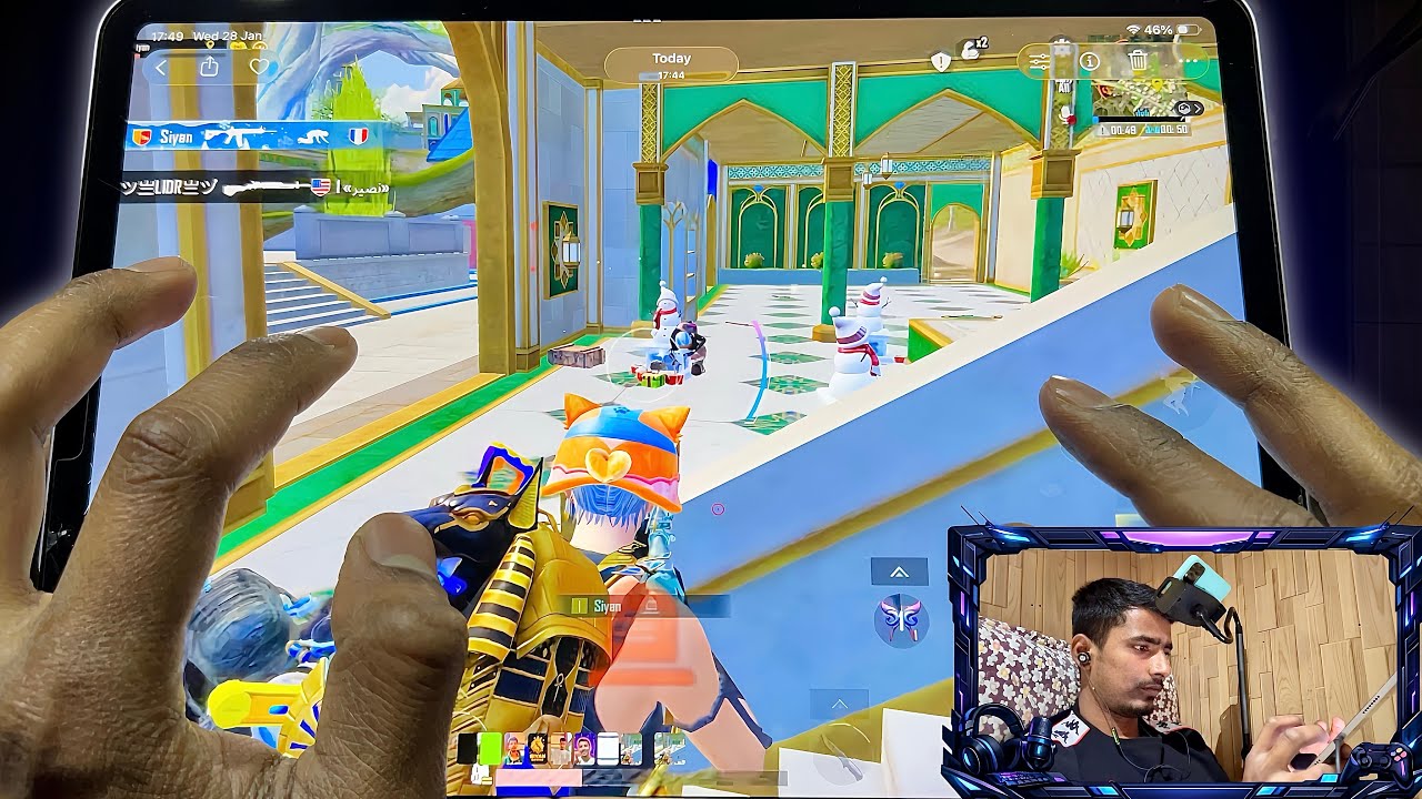 This 6 Finger iPad Pro Player is Insane 😈 BGMI Handcam Gameplay / PUBG Mobile 