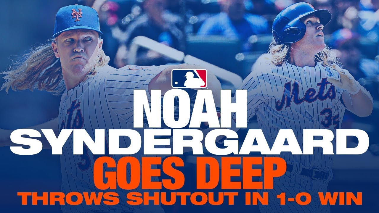 Syndergard homers, throws shutout against the Reds