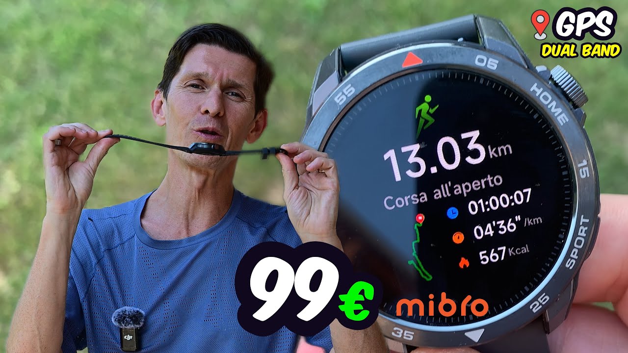 Smartwatch Mibro GS Pro 2 a 99€: GPS doppia frequenza, chiamate Bluetooth e autonomia top!