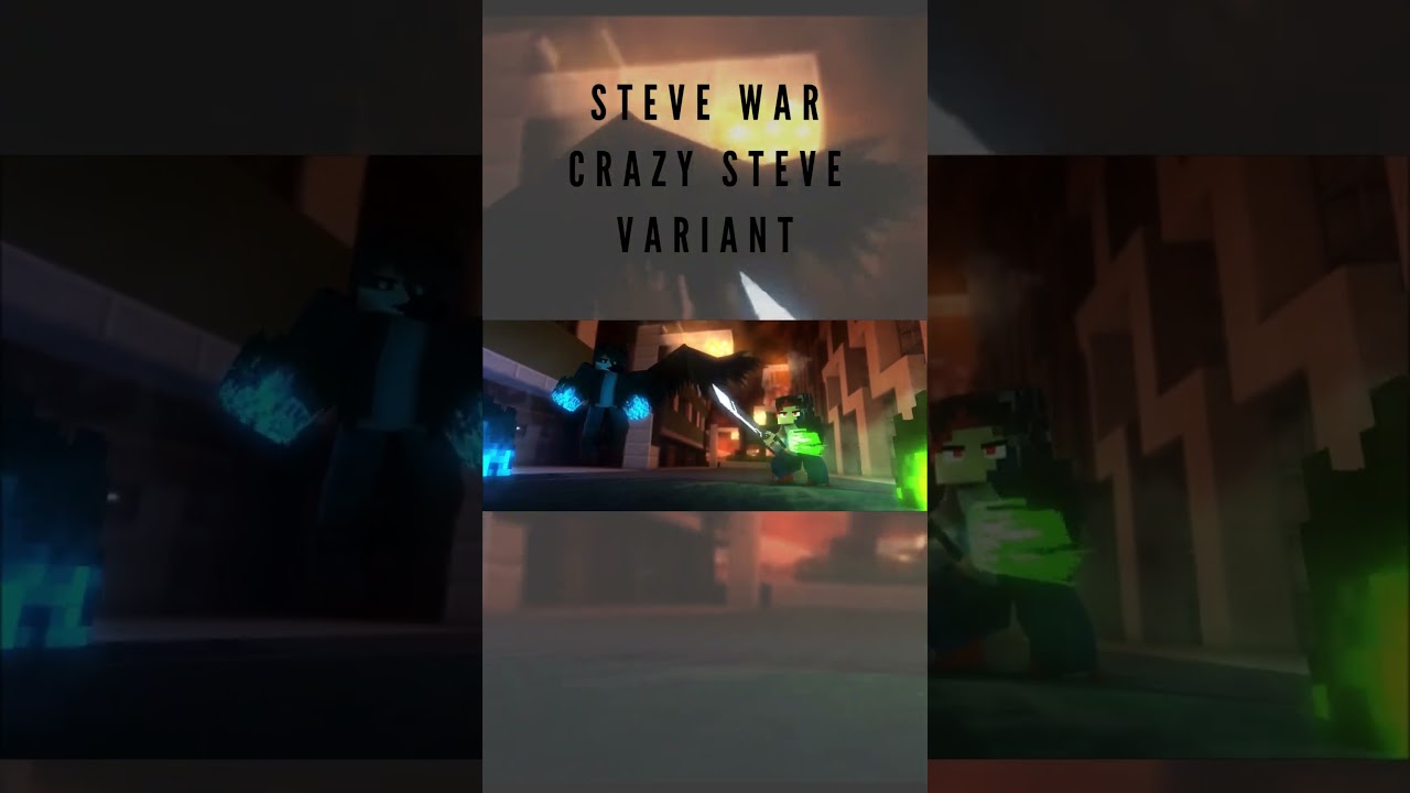 Annoying Villager / Crazy Steve Variant - Minecraft Animation Steve War