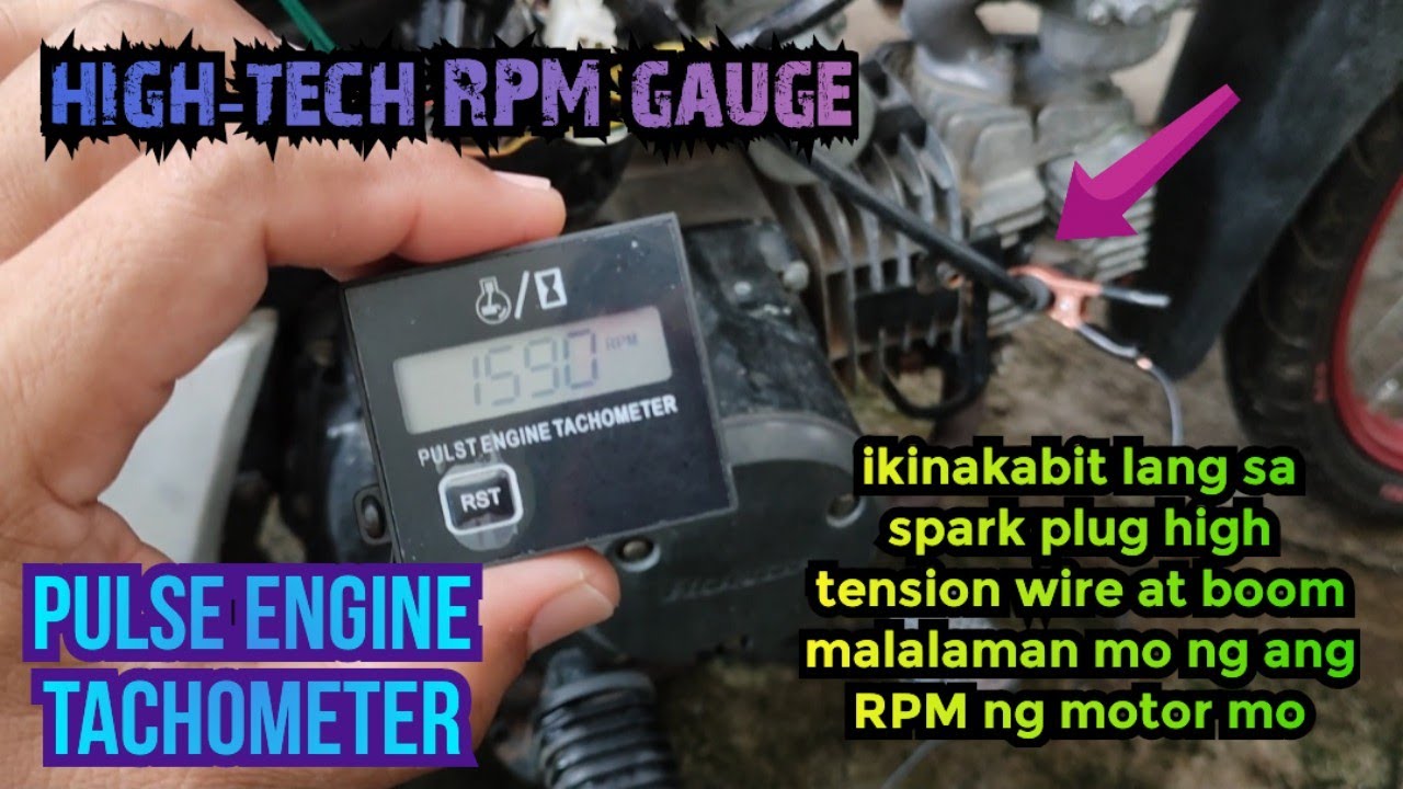 PULSE ENGINE TACHOMETER ang high-tech na RPM gauge