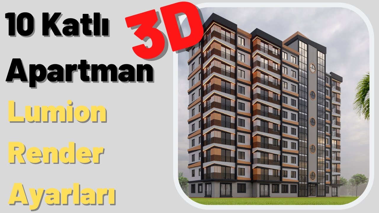 SketchUp 10 KATLI APARTMAN MODELLİYORUZ