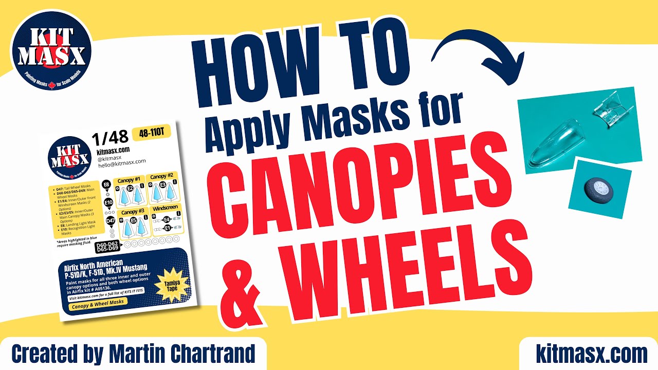 How to Apply Paint Masks on Canopies & Wheels