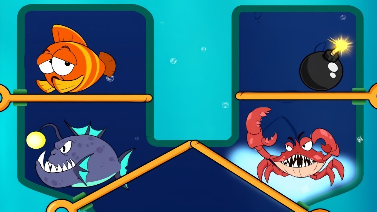 Save the Fish | Pull The Pin | Fish Rescue Game | iOS Android Gameplay Walkthrough 