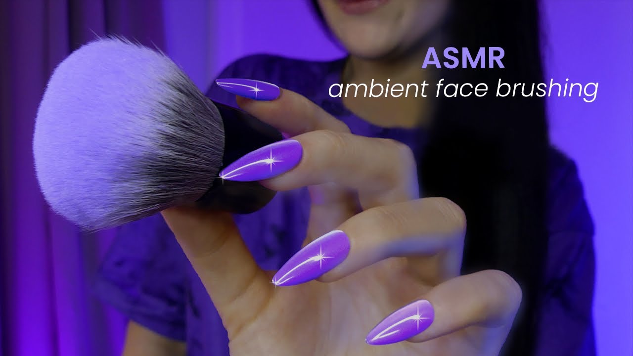 [Ambient] ASMR Tingly Face Brushing & Mouthsounds for Sleep