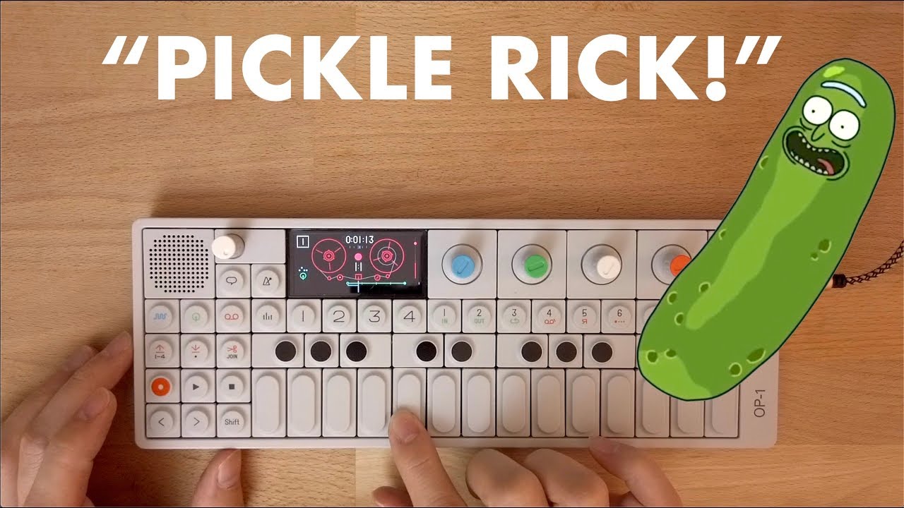 "PICKLE RICK" — Remixing Rick & Morty With A Jar of Pickles