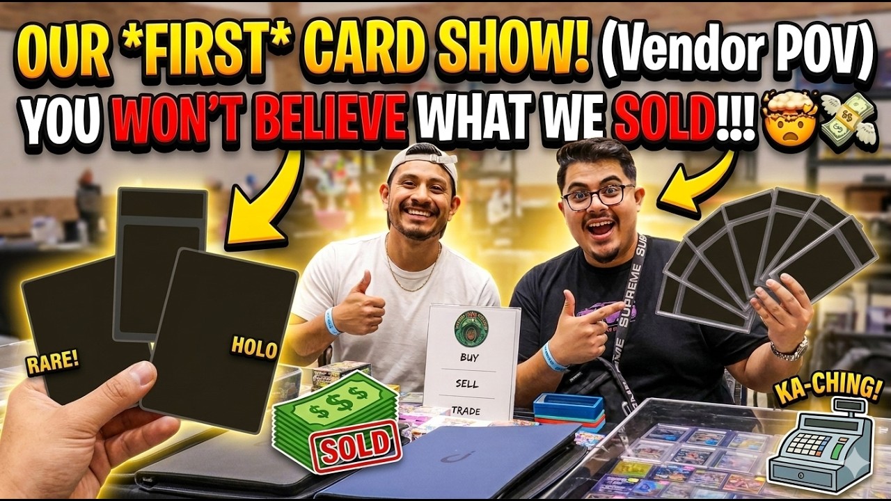 OUR FIRST CARD SHOW! - Card Con Dallas 2026 (Pokémon Vendor POV)