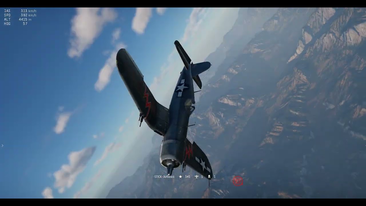 Warthunder - F4u1C corsair vs Re 2005 dogfight