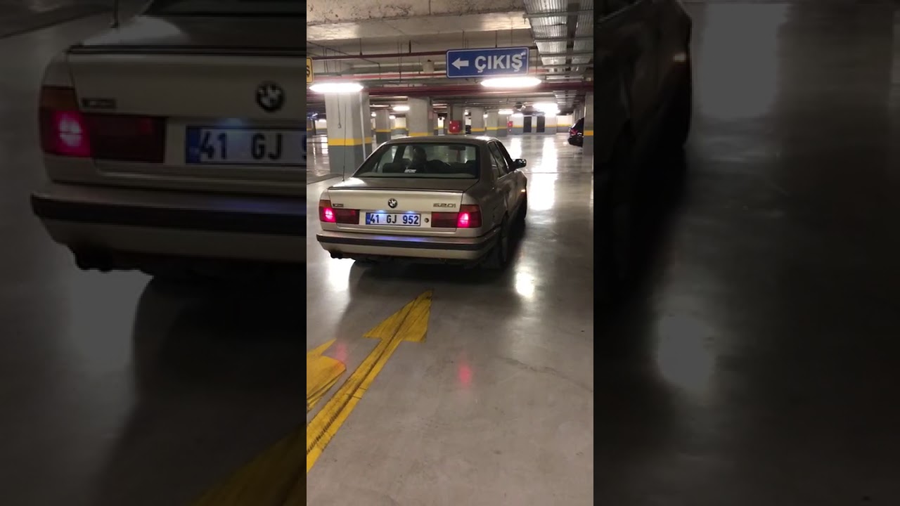 Bmw e34 m5 yavrusu m20 b28 otopark eksoz sesi