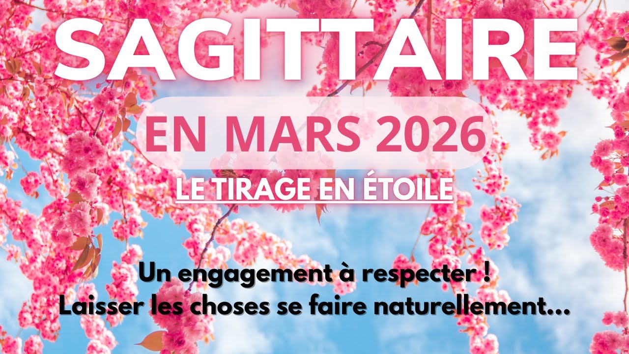 🌺 SAGITTAIRE ~Un engagement à respecter ! Laisser les choses se faire naturellemen #tarot #astrology