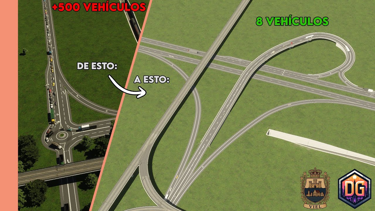 De cuello de botella a MEGA ACCESO🚛⚡ Autopistas y exportación – Viel #11 | Cities Skylines 2