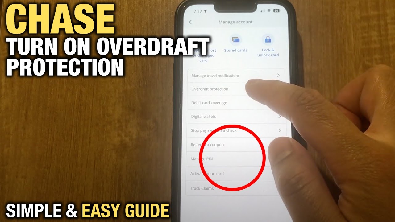 Как включить защиту от овердрафта Chase (ПРОСТОЕ и понятное руководство!)