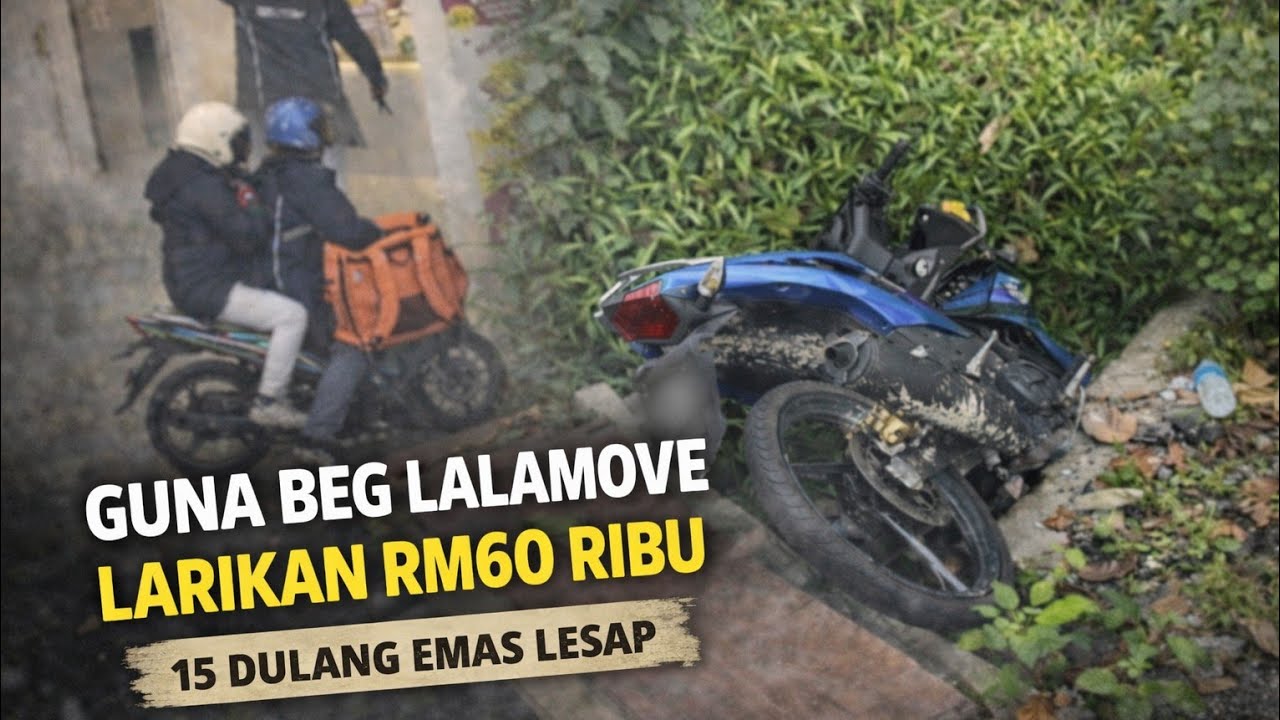 MENYAMAR JADI PENGHANTAR BARANG LALAMOVE SEBELUM MENYAMUN BARANG KEMAS DI NILAI