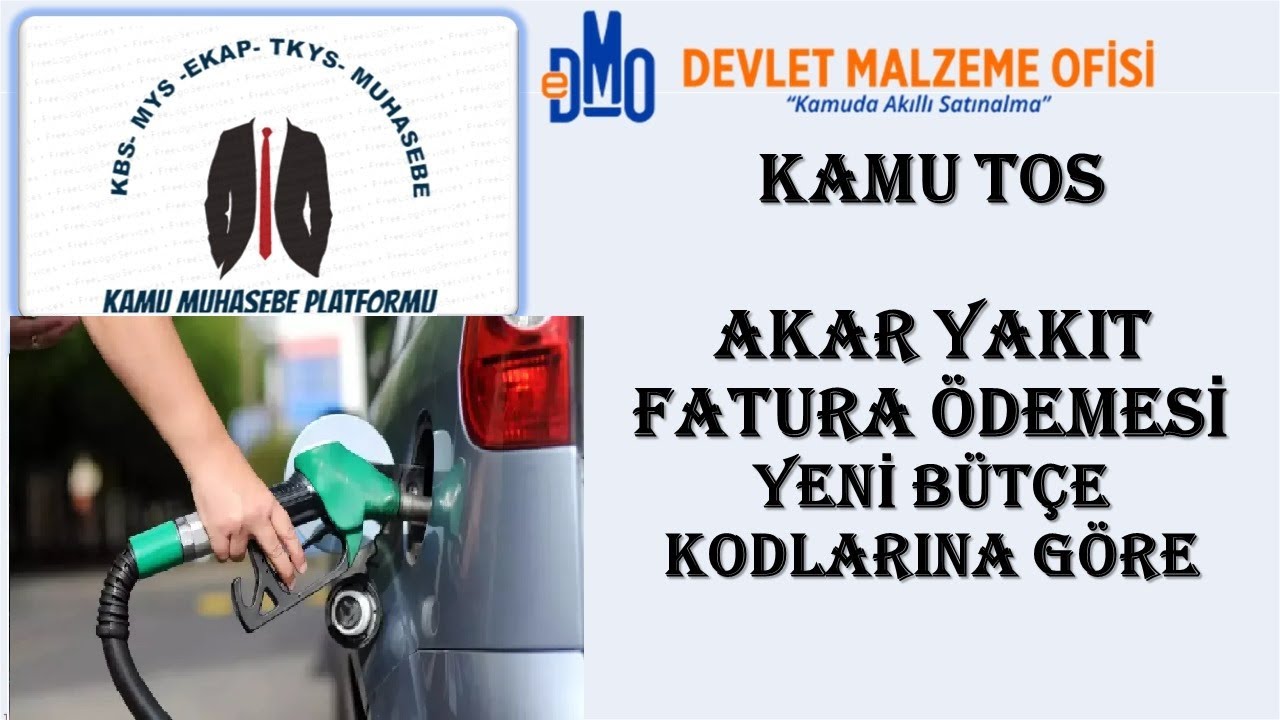 DMO AKAR YAKIT FATURA ÖDEMESİ