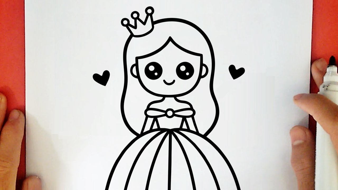 COMMENT DESSINER UNE PRINCESSE KAWAII