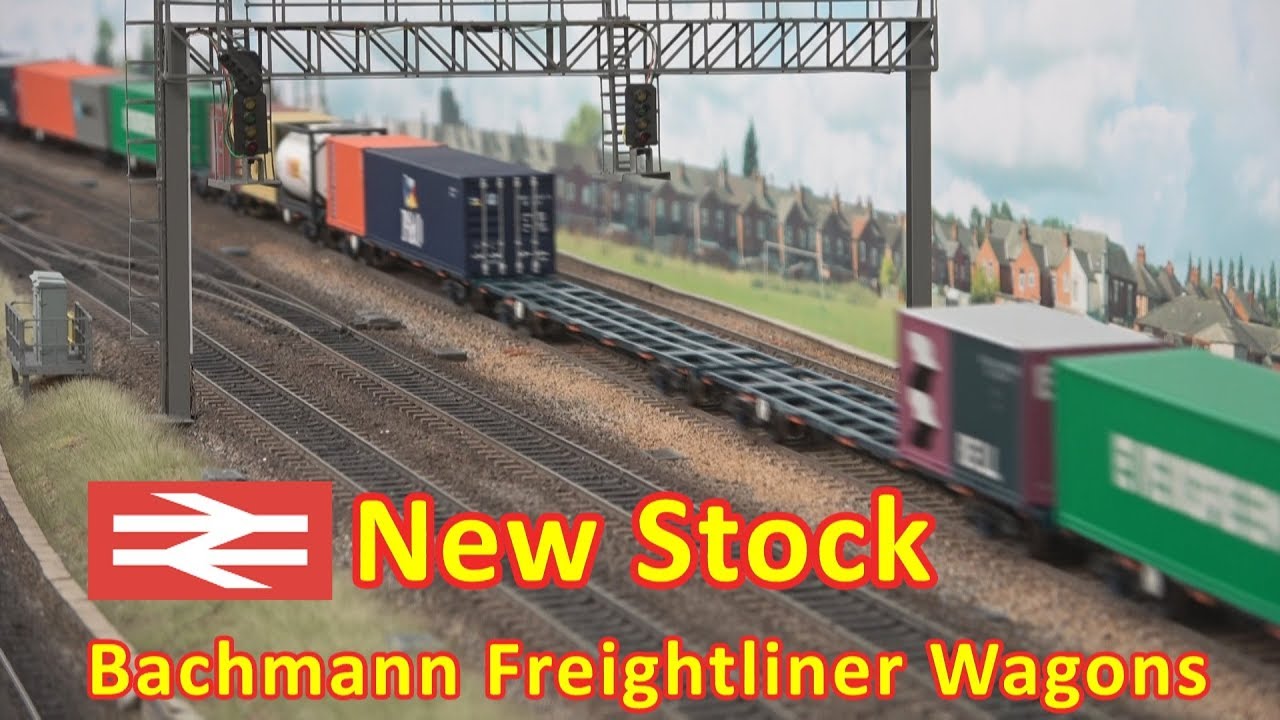 New Stock - Bachmann Container Flats