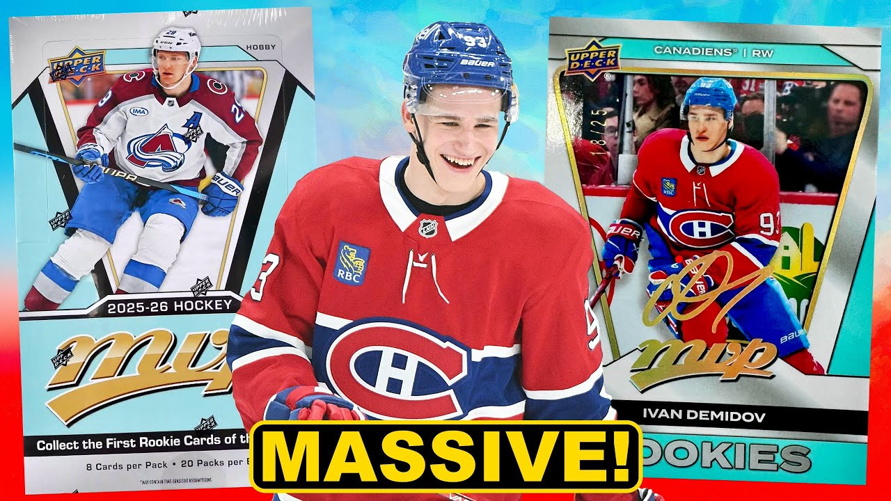 THE NEXT BIG NHL STAR IS HERE! - 2025-26 Upper Deck MVP Hockey Hobby Box Break
