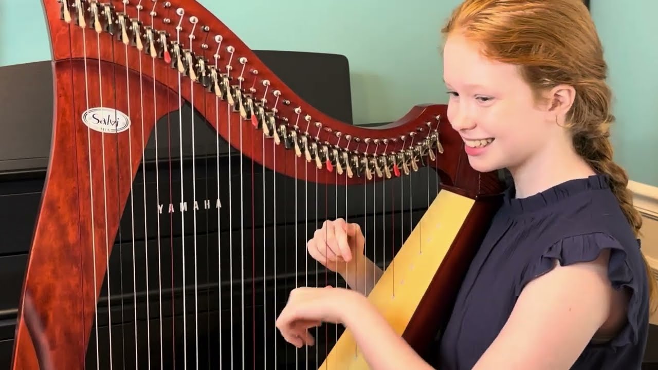 The White Bird (harp) 12-year-old harpist