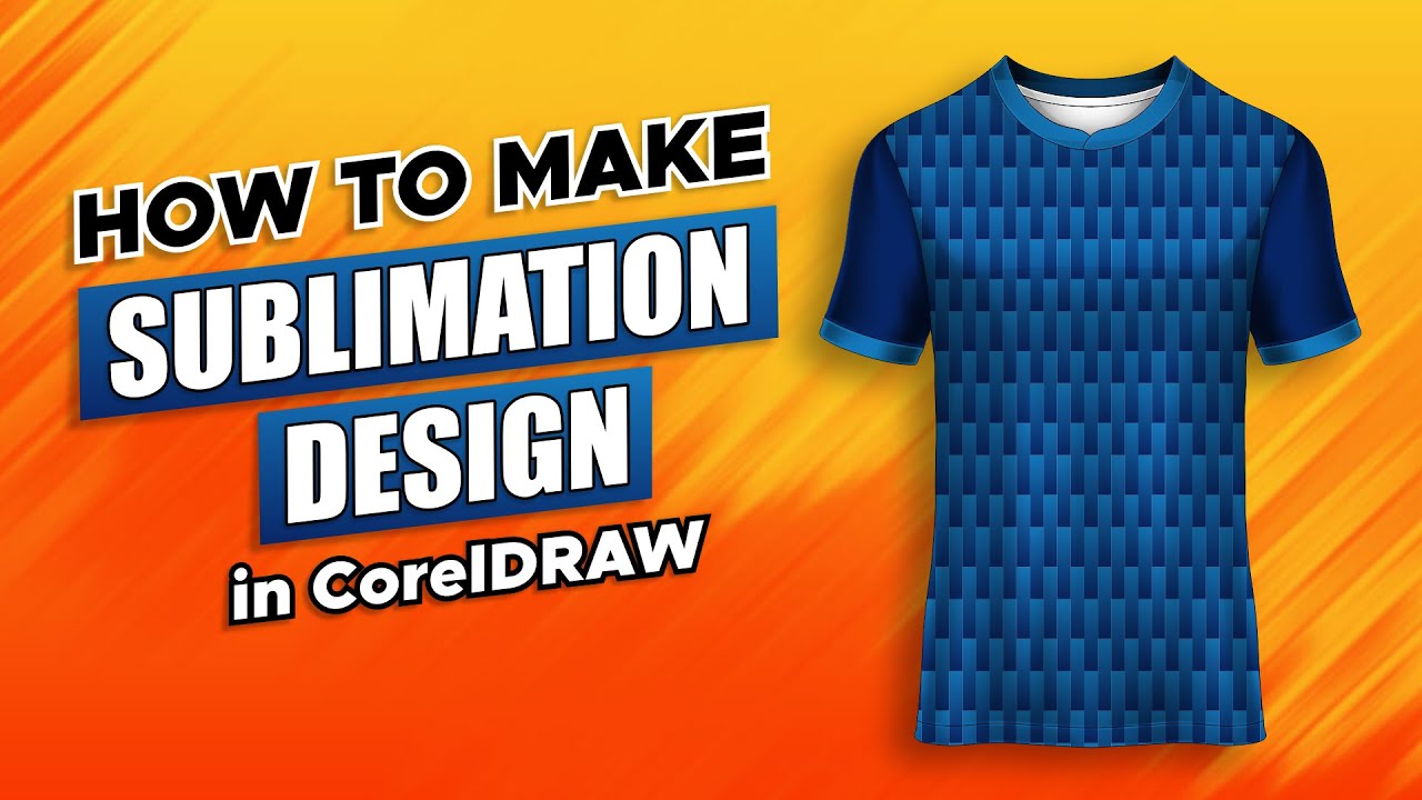 How To Create Sublimation Design in Coreldraw | Urdu/Hindi