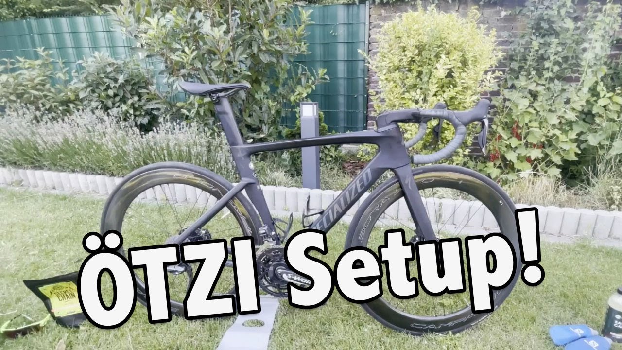 Anton stellt uns sein komplettes Equipment für den Ötztaler Radmarathon vor (Specialized Bike etc.)