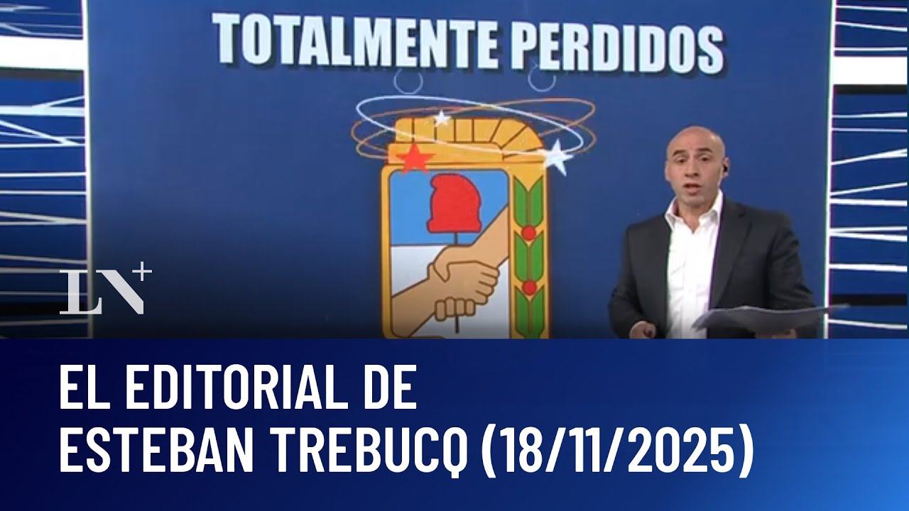 Totalmente perdidos. Editorial de Esteban Trebucq.