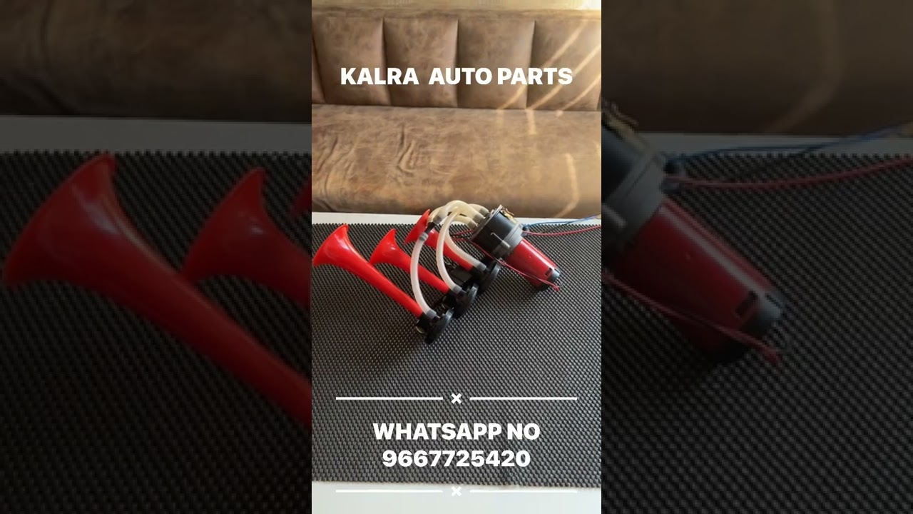 3 Pipe AIR Pressure Horn #shorts #youtubeshorts #shortsvideoindia #horn #kalra #kalraautoparts