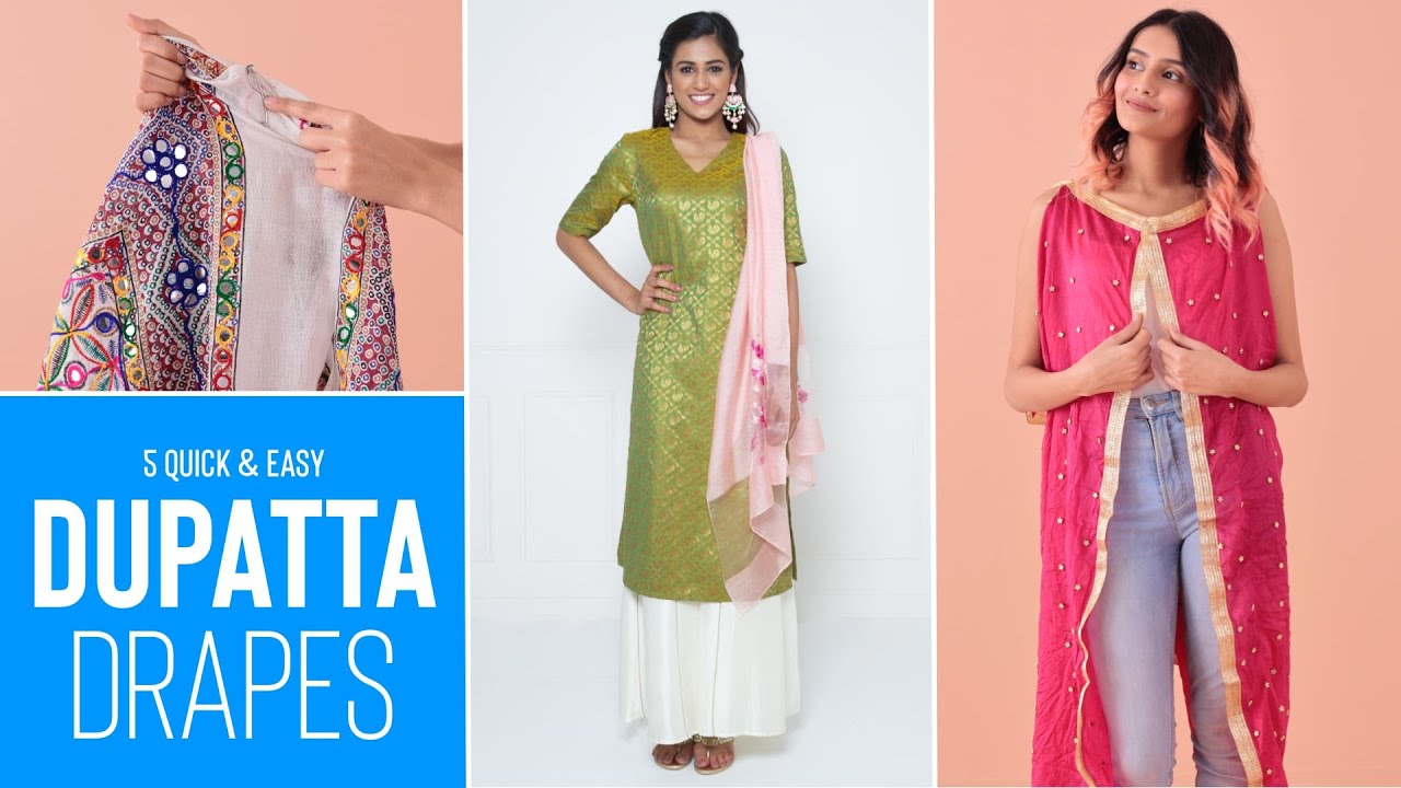 How To Drape A Dupatta In 5 Different Ways