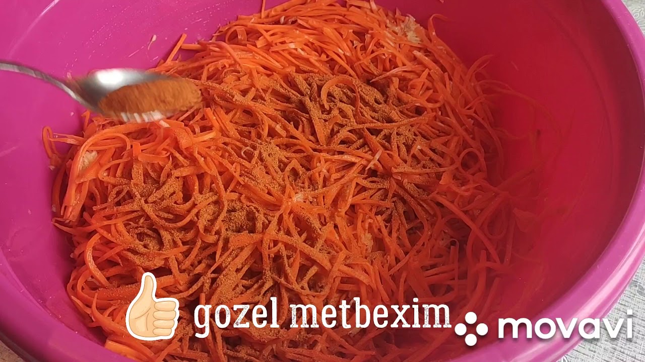 💎 Koreya üsulu yerkökü salatı 👍❤️🇦🇿🤲🕋