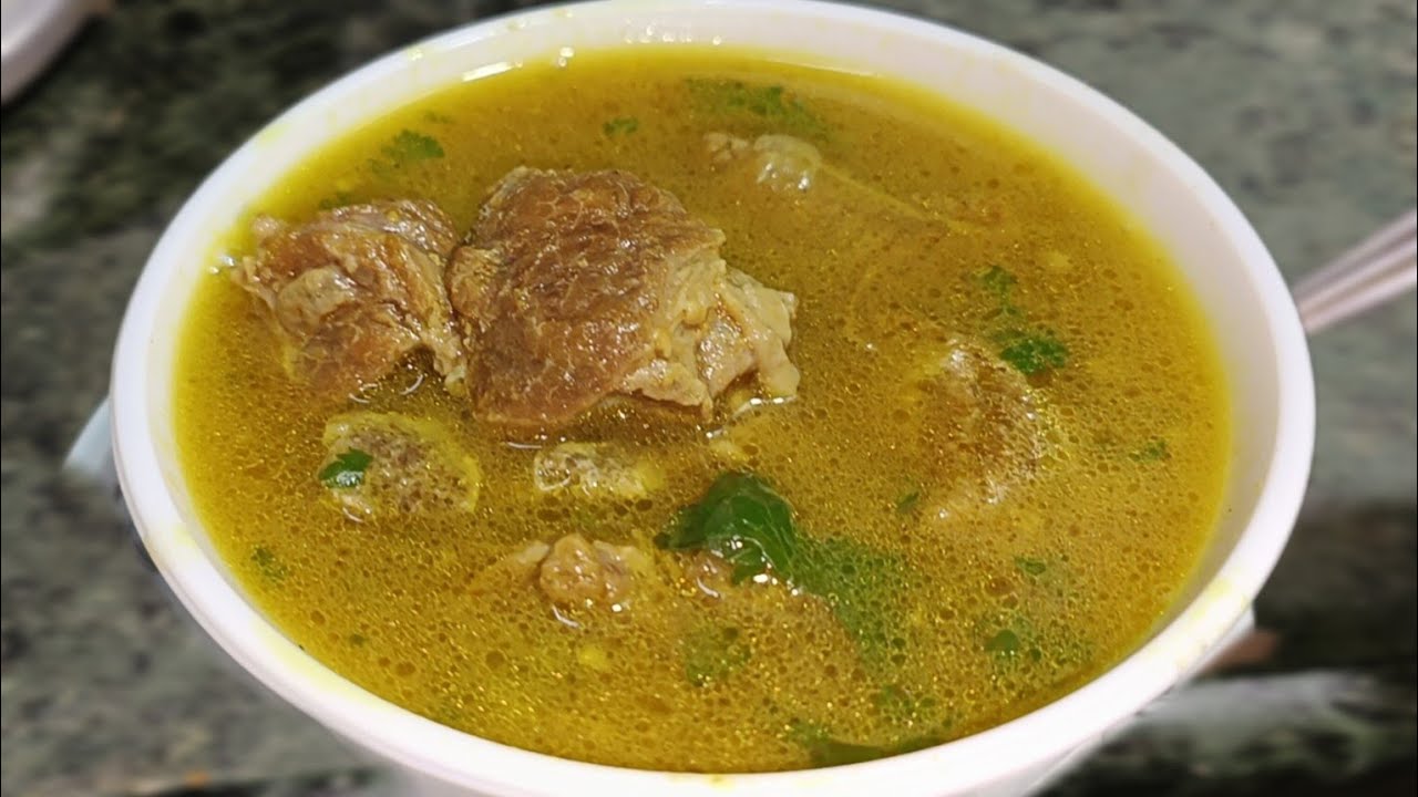 Monsoon Special Healthy Mutton Yaqni Soup Recipe