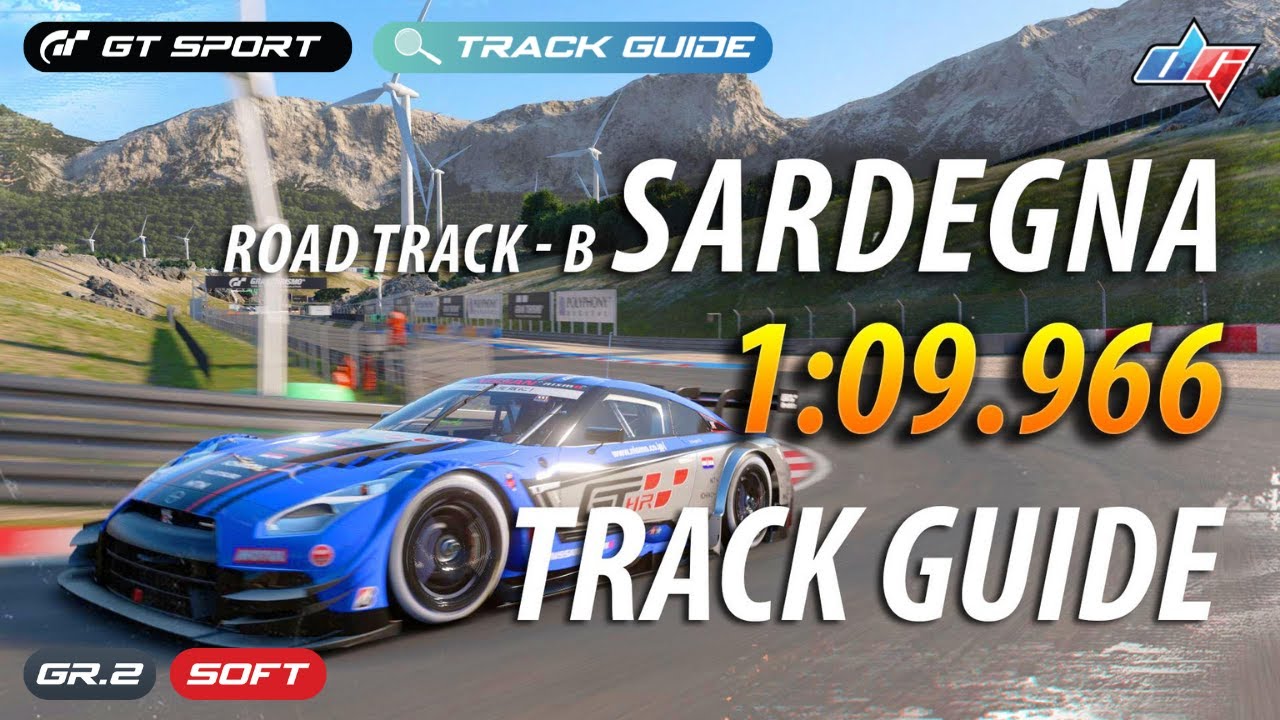Gran Turismo Sport | Sardegna Road Track B | Daily Race Track Guide | MOTUL AUTECH GT-R Gr.2