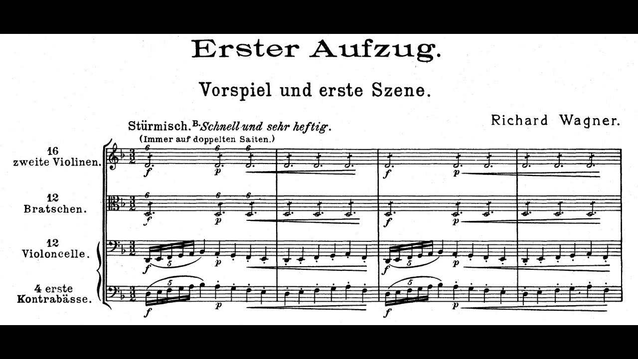 DIE WALK&Uuml;RE by Richard Wagner (Audio + Full Score)