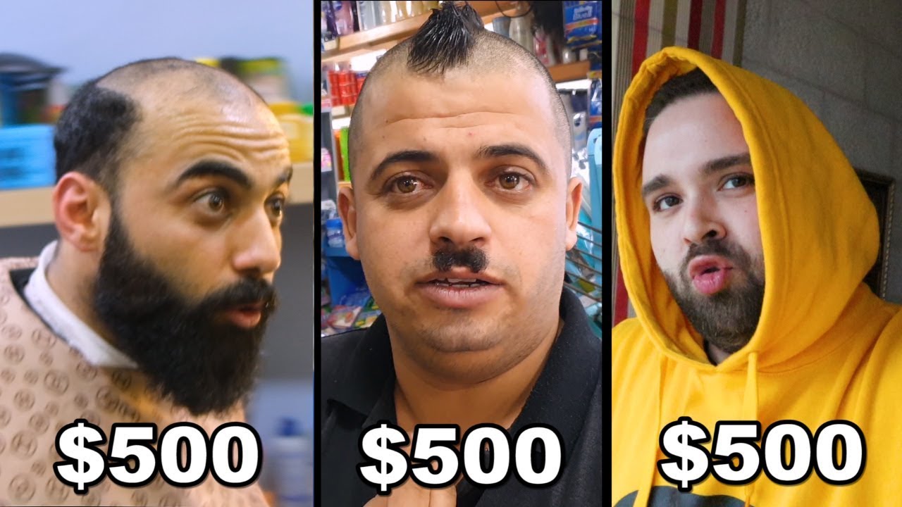 تاخذ 500 دولار و تخليني أحلقلك؟
