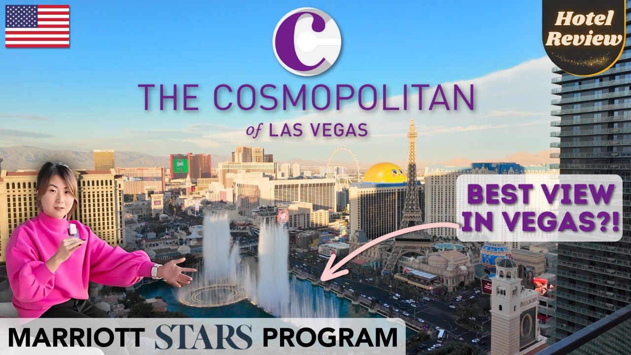 The COSMOPOLITAN Las Vegas Hotel Review - Is this the BEST VIEW in Las Vegas? | Terrace Studio Room