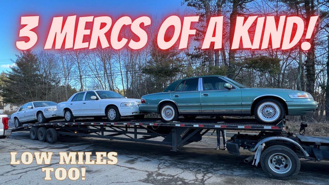 I bought a Trio of Mercury Grand Marquis! Look at the cool things I find in them!