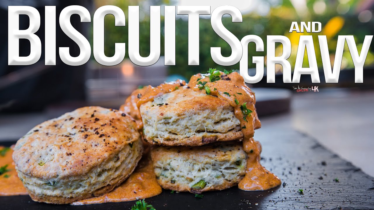 Homemade Biscuits and Chorizo Gravy | SAM THE COOKING GUY 4K