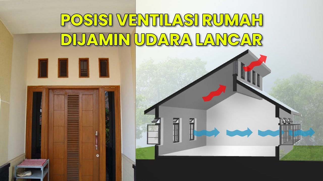 DESAIN VENTILASI RUMAH MINIMALIS AGAR ALIRAN UDARA LANCAR