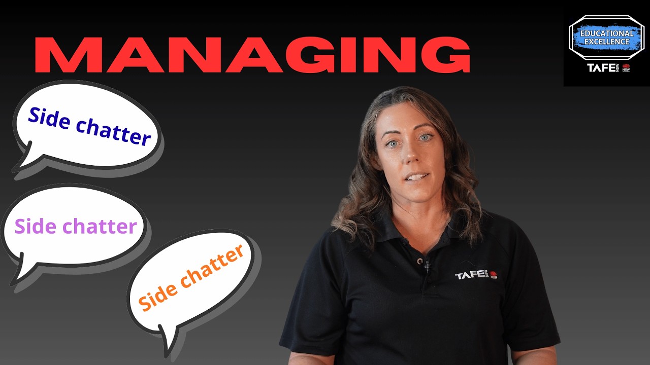 Managing side chatter.