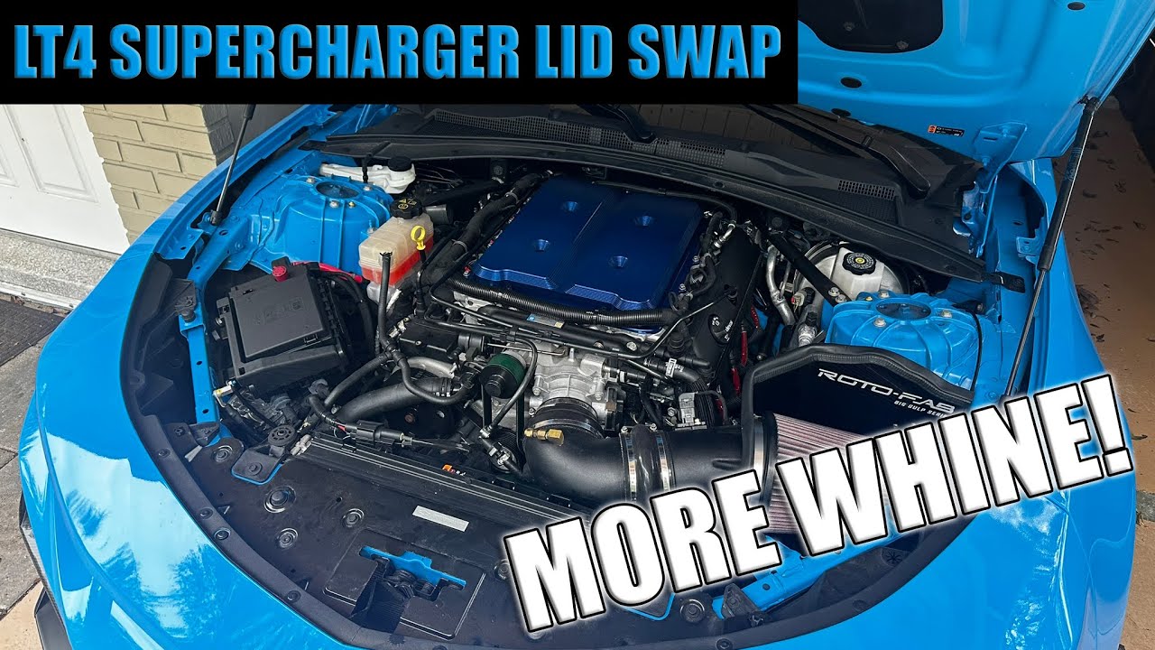 Installing An MPI Supercharger Lid On My Cammed Camaro ZL1 1LE