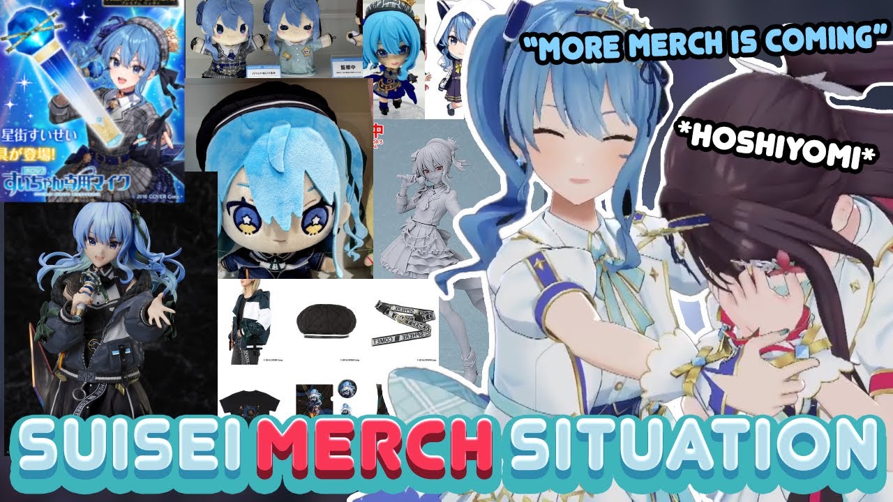 Suisei Know That Hoshiyomi Wallet Is Dying on Merch【Hoshimachi Suisei】