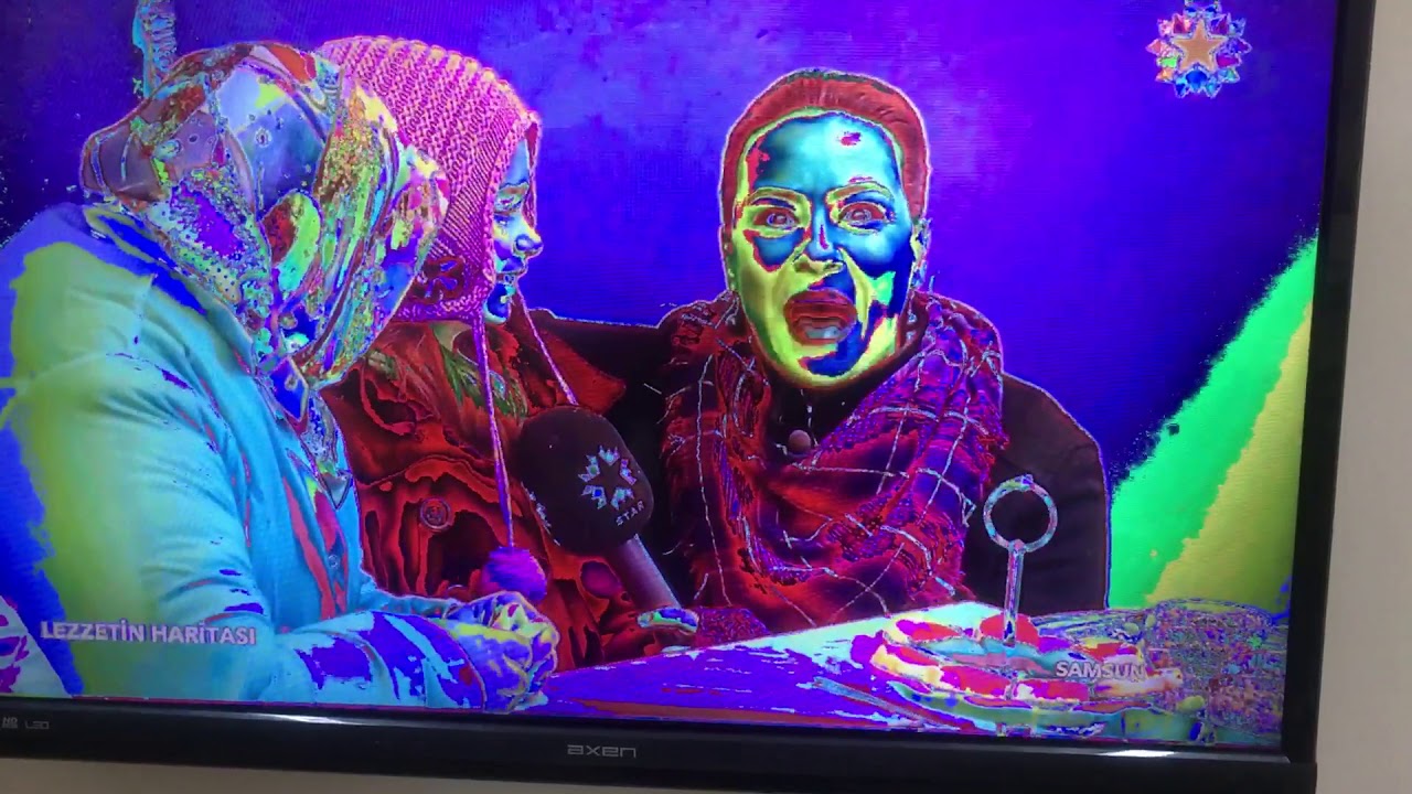 Sunny/axen tv negatif görüntü (bulanık görüntü )  renk bozulması sorununu giderme