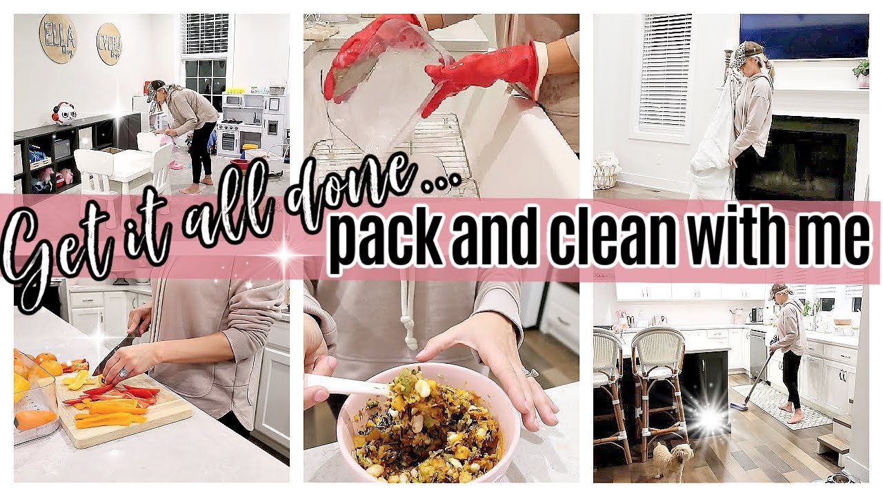 *NEW* GET IT ALL DONE WITH ME // CLEAN WITH ME 2021 + PACK WITH ME /TIFFANI BEASTON HOMEMAKING SAHM