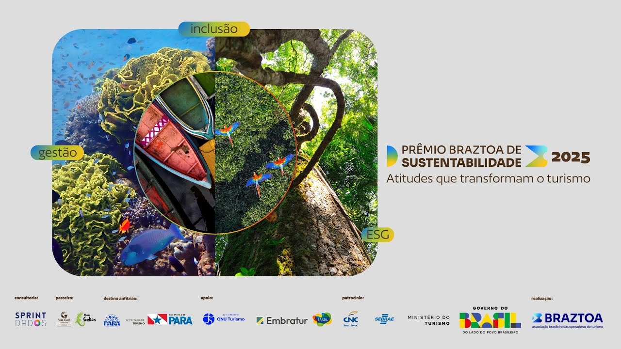 Prêmio Braztoa de Sustentabilidade 2025 - Atitudes que Transformam o Turismo