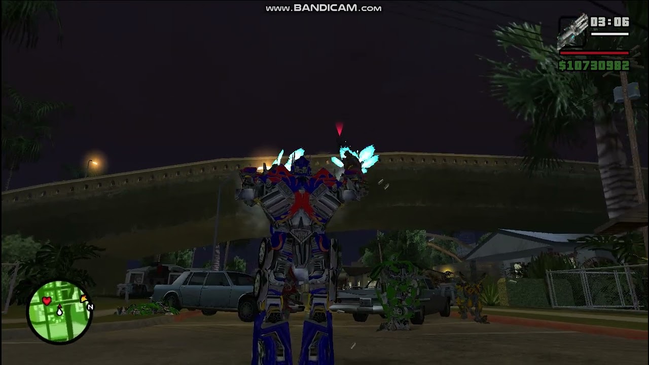 GTA San Andreas Optimus Prime Transformers 2007 2.0 Mod