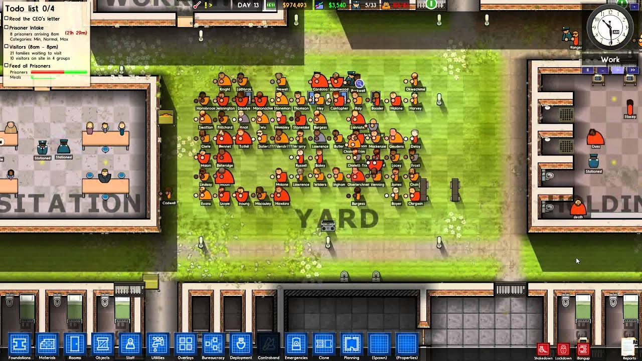 Prison Architect flash mob